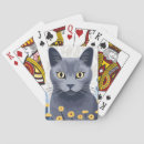 Recherche de russe jeux de cartes Chat bleu russe