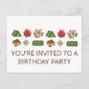 Recherche de campeurs invitations Feu de camp