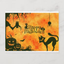 Recherche de arbre heureux cartes postales Citrouille