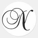 Recherche de lettre fantaisie autocollants Initiale