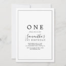 Zoek naar van de meisjes de 1e verjaardag uitnodigingen For her