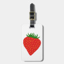 Recherche de fraises rouges bagages étiquettes Baies