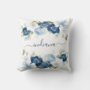 Recherche de floral bleu coussins Anniversaire