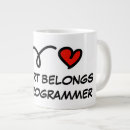 Recherche de programmeurs tasses Pour elle