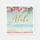 Zoek naar hibiscus bloemen servetten Hawaïaans