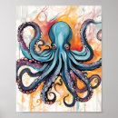 Recherche de poulpe posters Contemporain