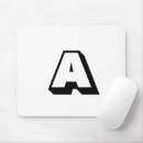 Zoek naar alfabet muismatten Initiaal