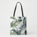 Recherche de feuillage vert tote bags Moderne