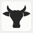 Recherche de tête de vache autocollants Taureau