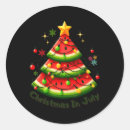 Zoek naar grappige watermeloen stickers Kerstboom