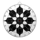 Recherche de fleurs blanches jeux de fléchettes Noir