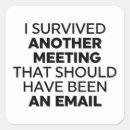 Zoek naar vergadering stickers Grappig