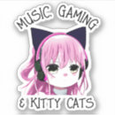 Zoek naar anime meisje stickers Muziek