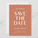 Recherche de terracotta save the dates Élégant