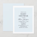 Zoek naar lichtblauw babyshower uitnodigingen Elegant