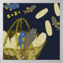 Zoek naar twee vissen posters Bijbel