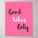 Recherche de positive vibes posters Citation inspirante
