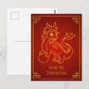 Zoek naar chinese draken briefkaarten Draak