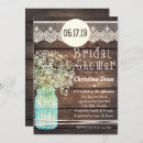 Recherche de rustic bridal shower invitations Mât