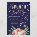 Recherche de brunch de champagne invitations Rose et or