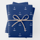 Recherche de anniversaire nautique papier cadeau Ancres