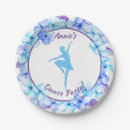 Recherche de danse assiettes en papier Élégant