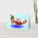 Recherche de crabe drôle vœux cartes Maritime