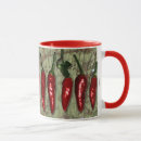 Recherche de piment rouge tasses Vert
