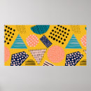 Zoek naar verschillende vormen posters Patroon