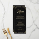 Recherche de art deco menus Élégant
