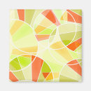 Recherche de motifs géométriques magnets Orange