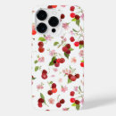 Recherche de motif de cerise iphone coques Vintage