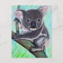 Recherche de koala gris cartes postales Vert