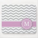 Recherche de chevron gris tapis souris Monogramme