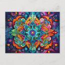 Recherche de motif mandala cartes postales Géométrique