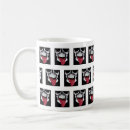 Recherche de motif halloween tasses Rouge