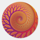 Recherche de spirale autocollants Jaune