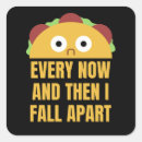 Recherche de humour taco autocollants Mardi