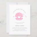 Recherche de pearl baby shower invitations Mignon