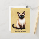 Zoek naar siamese kat briefkaarten Tabby