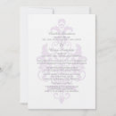 Recherche de damassé mariage invitations Contemporain