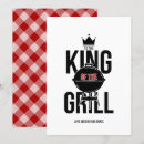Recherche de roi du gril vœux cartes Typographie