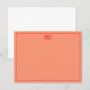 Recherche de rouge et orange Monogrammé