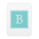 Zoek naar turquoise magneten Initialen