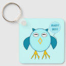 Zoek naar uil baby sleutelhangers Blauw