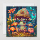 Recherche de grenouille bleue cartes postales Boy