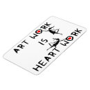 Recherche de travail magnets Typographie