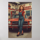 Recherche de filles pin up posters Vintage