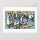 Recherche de montagnes blanches cartes postales Vintage