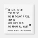 Recherche de citation célèbre magnets Citer